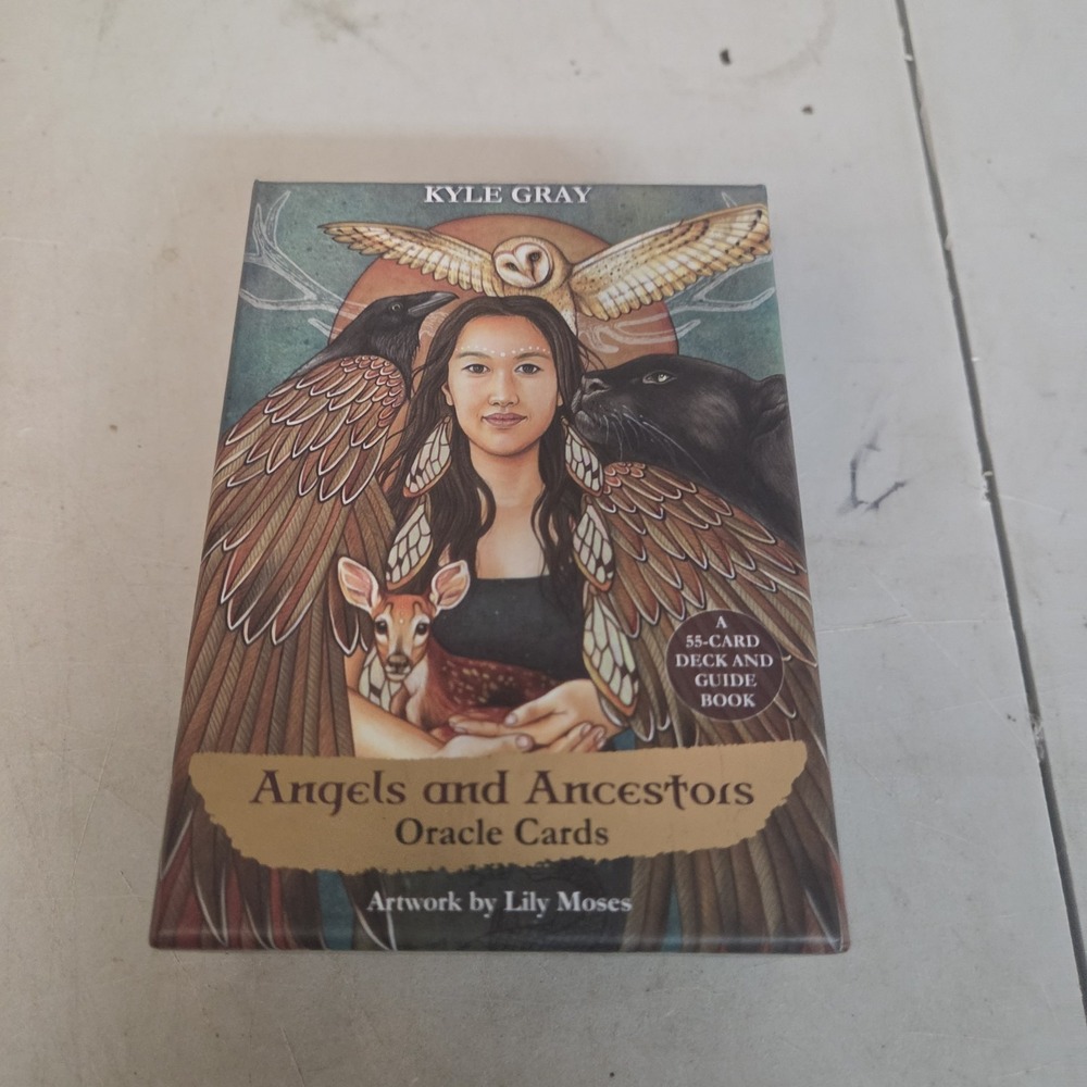 Angels & Ancestors Oracle Cards by Kyle Gray 55-Card Deck & Guidebook NEW Sealed